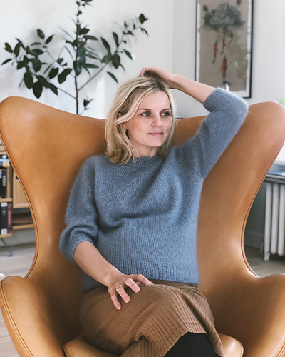 Novice Genser – Mohair Edition - PetiteKnit