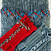 Laces fingerless mittens pattern