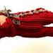 Laces fingerless mittens pattern 