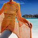 Island Orange shawl pattern