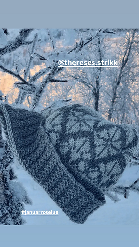 Bildet er lånt med tillatelse fra Therese Olsen, @therese.strikk
