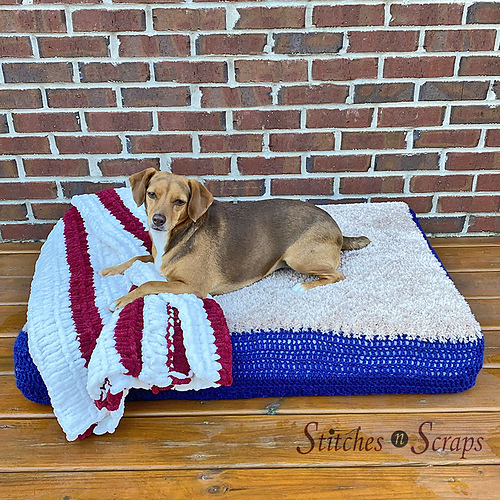 Ravelry Foam Dog Bed pattern by Pia Thadani