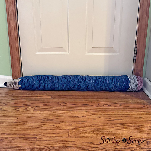 Ravelry Pencil Draft Stopper pattern by Pia Thadani