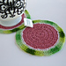 Watermelon Coaster pattern 