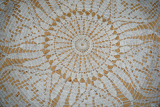 On my bedspread