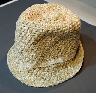 I don't like this hat with the softer chenille as much as with regular acrylic yarn. It held it's shape much better with the acrylic yarn.