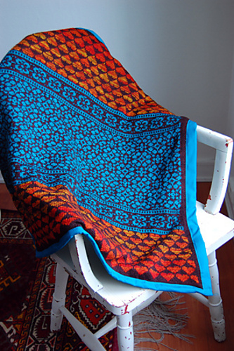 Baby Blanket Latvian Garden photo 3