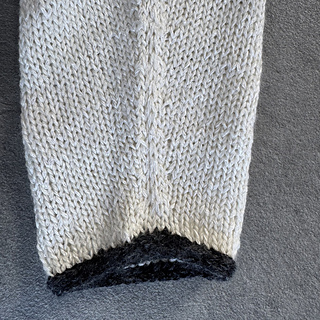 False seam, decreases and icord edge.