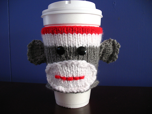 George - Sock Monkey Cup Cozy photo 1