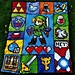 Zelda graphghan pattern 