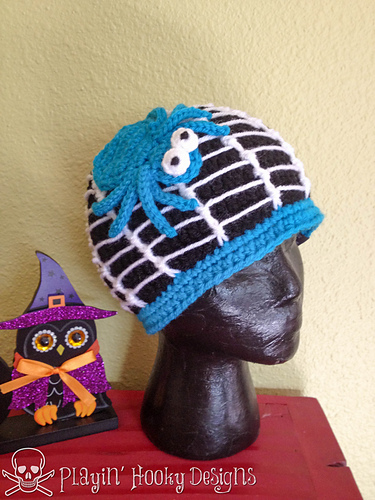 Ravelry: Along Came a Spider Beanie pattern by Liz McQueen