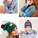 2743 Animal Hats pattern 