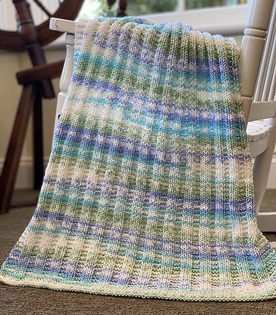 Ravelry B130 Baby Blanket pattern by Plymouth Yarn Design Studio