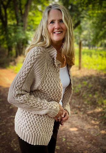 Ravelry: 3364 Cabled Cardigan pattern by Plymouth Yarn Design Studio