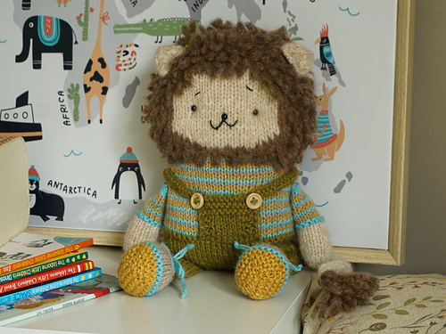 Ravelry: Cute Knit Lion pattern by Maria Ermolova