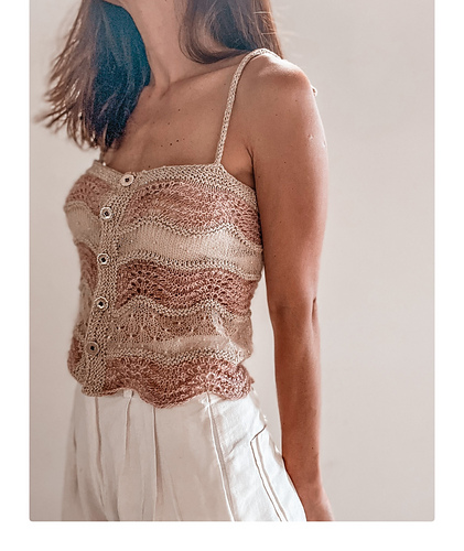 Elegant topp og sjal - 