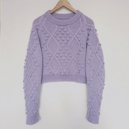Ravelry: Diamonds and pearls sweater pattern by Katja Dyrberg