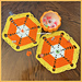 Candy Corn Doily pattern 