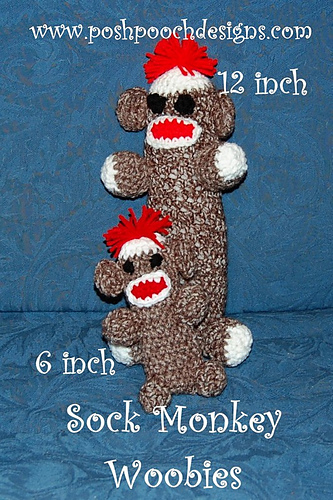 Sock Monkey Dog Woobie photo 4