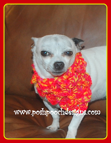 Crocodile Stitch Dog Bandanna bandana photo 1