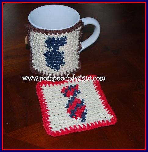 Neck Tie Coaster and Cozie photo 2