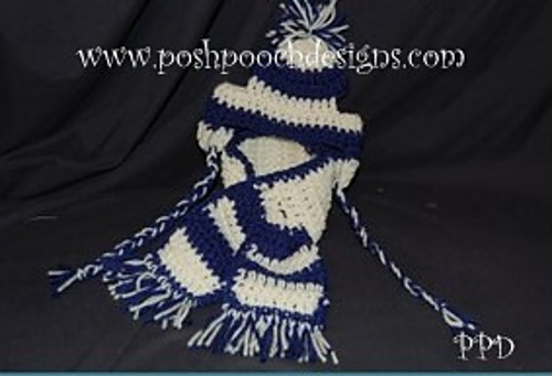 Striped Dog Scarf photo 5