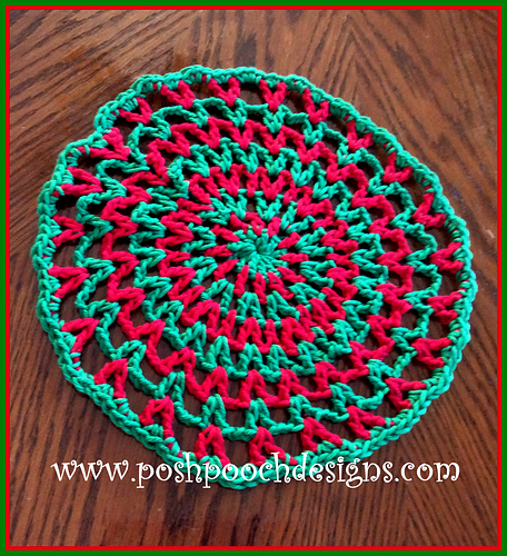 Peppermint Candy Doily photo 6