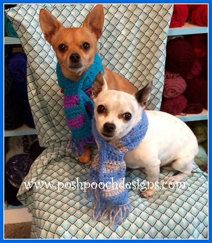 Striped Dog Scarf photo 1