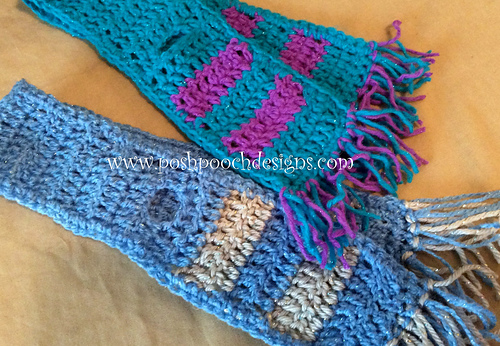 Striped Dog Scarf photo 3