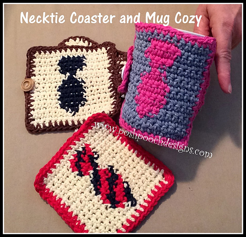 Neck Tie Coaster and Cozie photo 3