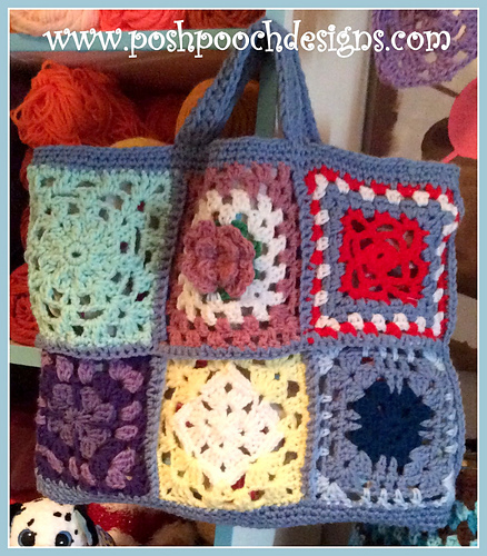 Big Granny Square Bag photo 5