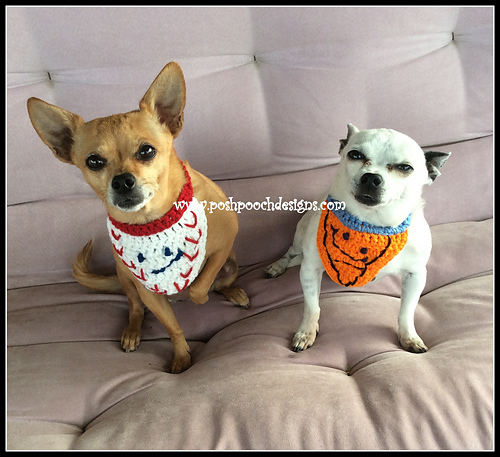 Baseball Dog Bandanna photo 1