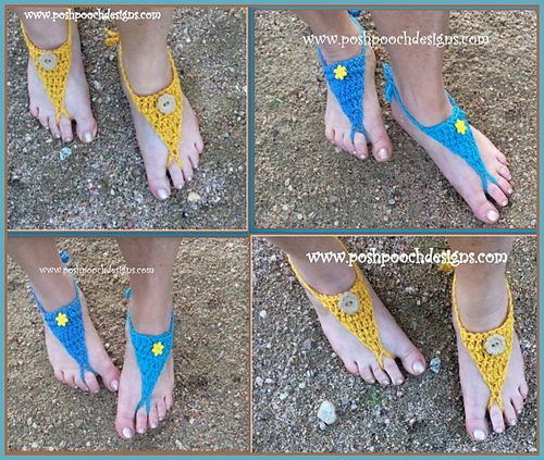 Barefoot Sandaler - Sara Sach