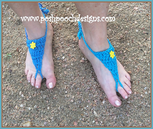 Barefoot Sandaler - Sara Sach