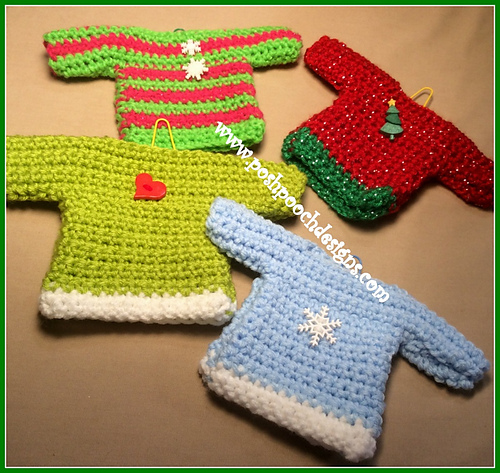 Mini Christmas Sweater Ornament photo 2