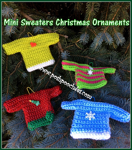 Mini Christmas Sweater Ornament photo 1