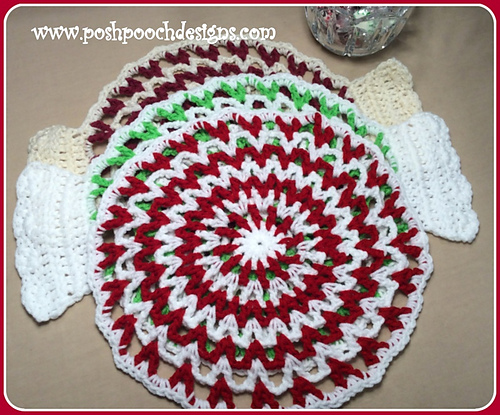 Peppermint Candy Doily photo 1