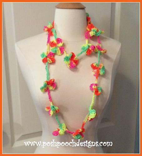 Lazy Daisy Chain necklace, scarf or cowl photo 2