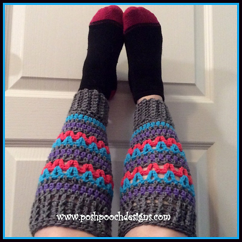Ravelry Yarn Stash Busting Leg Warmers pattern by Sara Sach