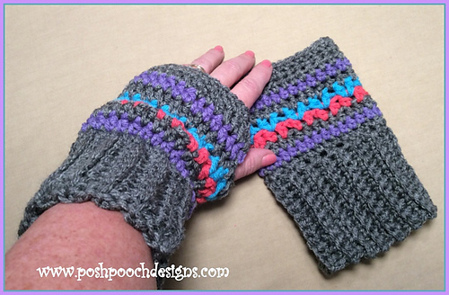 Stash Busting Fingerless Gloves photo 4