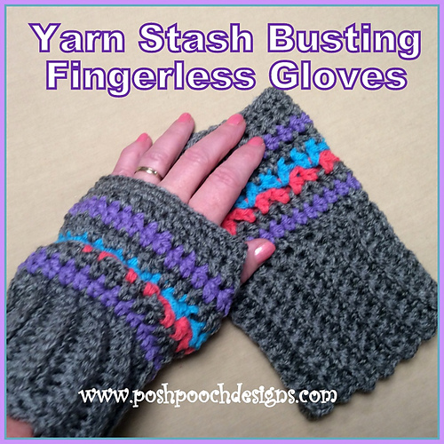 Stash Busting Fingerless Gloves photo 1