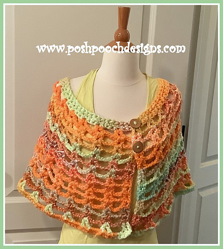 Whimsical Cape Shawl photo 3