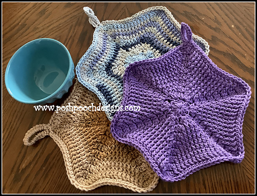 Hexi Pot Holder And Washcloth photo 2