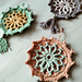 Flower circle Christmas ornament photo 4