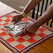 Checkerboard placemats pattern 