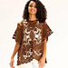Sun Dappled Motif Poncho pattern