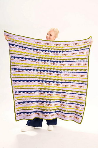 Striped Spike Blanket