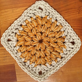 Puff Stitch Square