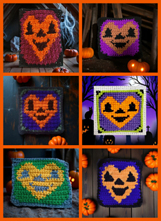Completed works by my pattern testers, inclusive of the cross-stitch version!