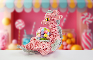 Chewy Pattern Ravelry: Chewy the Gumball Dragon pattern by Projectarian